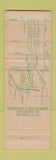 Matchbook Cover - Haussner's Baltimore MD restaurant
