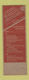 Matchbook Cover - Farm Bureau Insurance Owings Mills MD