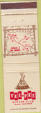 Matchbook Cover - Tee Pee Supper Club Tomah WI CREASE