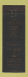 Matchbook Cover - JP Lilley Son Harrisburg PA Movies Motion Pictures WEAR