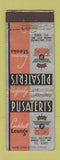 Matchbook Cover - Pusateri's Cocktail Lounge Restaurant Kansas City MO WORN
