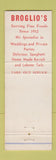 Matchbook Cover - Broglio's Restaurant Cleveland OH