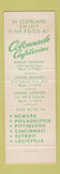 Matchbook Cover - Colonnade Cafeterias Cleveland OH