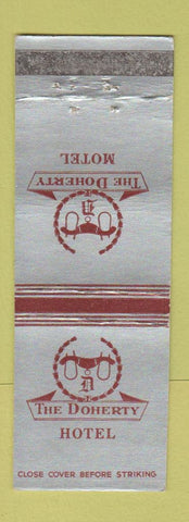 Matchbook Cover - Doherty Hotel Hotel Clare MI WEAR