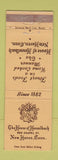 Matchbook Cover - House of Hasselbach New Haven CT Restaurant WEAR