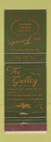 Matchbook Cover - Fireside Restaurant Escondido CA