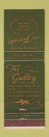 Matchbook Cover - Fireside Restaurant Escondido CA