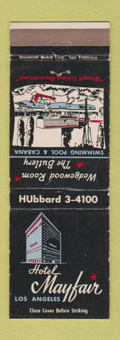 Matchbook Cover - Hotel Mayfair Los Angeles CA WEAR