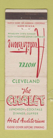 Matchbook Cover - Hotel Auditorium Cleveland OH WEAR