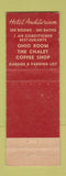 Matchbook Cover - Hotel Auditorium Cleveland OH WEAR