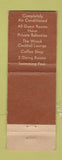 Matchbook Cover - Yankee Clipper Hotel Fort Lauderdale FL WEAR