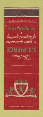Matchbook Cover - SS Pierce Stores Boston MA WEAR