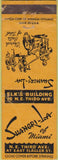 Matchbook Cover - Shangri La Miami FL Chinese food WORN CREASES