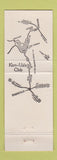 Matchbook Cover - Kern Vale Club Lake Isabella CA