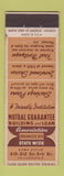 Matchbook Cover - Mutual Guarantee Building and Loan Philadelphia PA