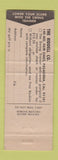 Matchbook Cover - Swing Trainer Golf Product Pasadena CA Riddell