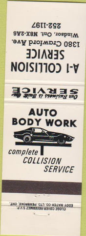 Matchbook Cover - A1 Collision Service Windsor ON