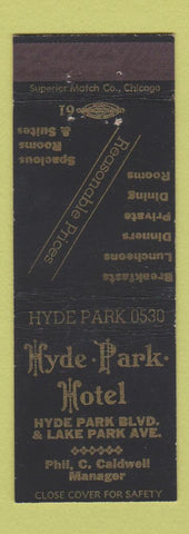 Matchbook Cover - Hype Park Hotel Chicago?