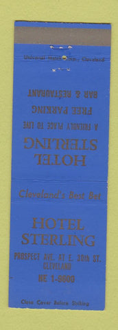 Matchbook Cover - Hotel Sterling Cleveland OH
