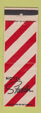 Matchbook Cover Hotel Statler Washington DC Pittsburgh Cleveland Boston Buffalo
