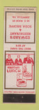 Matchbook Cover - Edward's Restaurant Annville PA WEAR