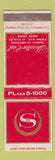 Matchbook Cover - Sheraton East New York City