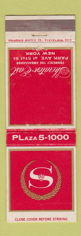 Matchbook Cover - Sheraton East New York City