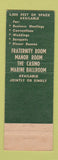 Matchbook Cover - Gold Coast Hotels Chicago IL Croydon Eastgate St Clair