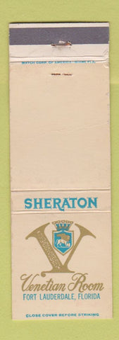 Matchbook Cover - Sheraton Venetian Room Fort Lauderdale FL