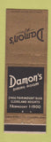 Matchbook Cover - Damon's Restaurant Cleveland Heights OH