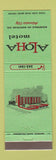 Matchbook Cover - Aloha Motel Atlantic City NJ