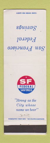 Matchbook Cover - San Francisco Federal Savings CA