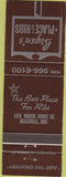 Matchbook Cover - Bryan's Ribs Belleville ON