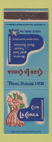 Matchbook Cover - Club La Conga Cleveland OH girlie