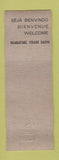 Matchbook Cover - Bataclan Brazil Guarapari Beach
