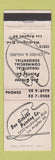 Matchbook Cover - Dan Githens Painting Los Angeles CA