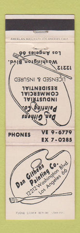 Matchbook Cover - Dan Githens Painting Los Angeles CA