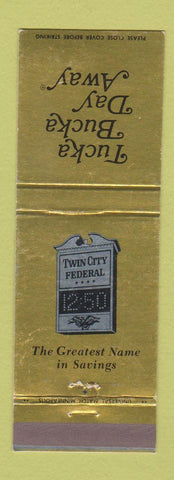 Matchbook Cover - Twin City Federal Bank St Paul MN