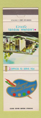 Matchbook Cover - Laguna Federal Savings Laguna Beach San Clemente CA