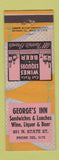 Matchbook Cover - George's Inn Chicago? ARROW