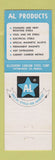 Matchbook Cover - Allegheny Ludlum Steel Chicago Rockford IL