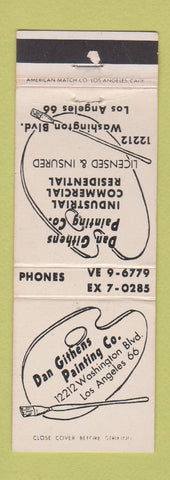 Matchbook Cover - Dan Githens Painting Los Angeles CA WEAR