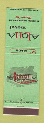 Matchbook Cover - Aloha Motel Atlantic City NJ