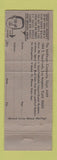 Matchbook Cover - Home Import Business Offer
