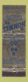 Matchbook Cover - Hommel Ceramic Supply Pittsburgh PA WEAR