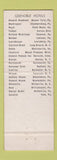Matchbook Cover - General Brodhead Hotel Beaver Falls PA Grenoble