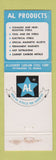Matchbook Cover - Allegheny Ludlum Steel Chicago Rockford IL