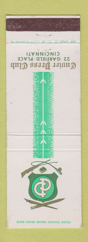 Matchbook Cover - Cuvier Press Club Cincinnati OH