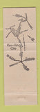 Matchbook Cover - Kern Vale Club Lake Isabella CA RED