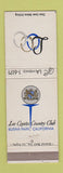 Matchbook Cover - Los Coyotes Country Club Buena Park CA